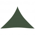 Voile d'ombrage 160 g/m² vert foncé 5x5x5 m pehd