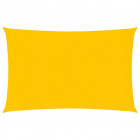 Voile d'ombrage 160 g/m² jaune 3x5 m pehd