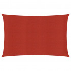 Voile d'ombrage 160 g/m² rouge 2x5 m pehd