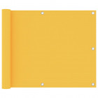 Écran de balcon jaune 75x400 cm tissu oxford