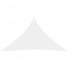Voile de parasol tissu oxford triangulaire 3,5x3,5x4,9 m blanc