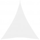 Voile de parasol tissu oxford triangulaire 4x5x5 m blanc