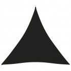 Voile de parasol tissu oxford triangulaire 4,5x4,5x4,5 m noir