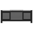 Cache-radiateur mdf noir 205 cm