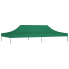 Toit de tente de réception 6x3 m vert 270 g/m²