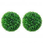 Boules de buis artificielles 2 pcs 47 cm