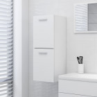 Armoire de salle de bain blanc 30x30x80 cm aggloméré