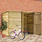 Abri à vélo de jardin 232x110x170 cm bois de pin imprégné
