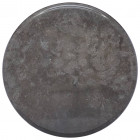 Dessus de table noir ø40x2,5 cm marbre