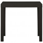 Table de jardin anthracite 79x65x72 cm plastique