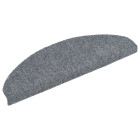 Tapis autoadhésifs de marches 5 pcs gris clair 65x21x4 cm