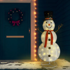  Figurine de bonhomme de neige de Noël à LED Tissu 180 cm