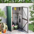Abri à outils de jardin vert 88x89x161 cm acier galvanisé