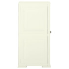 Armoire plastique 40x43x85,5 cm design bois glace à la vanille