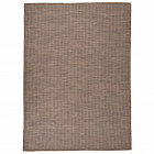 Tapis à tissage plat d'extérieur 200x280 cm marron