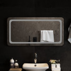 Miroir de salle de bain à led 100x50 cm