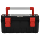 Boîte à outils noir et rouge 55x28x26,5 cm