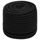 Corde de travail noir 18 mm 50 m polyester