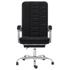 Fauteuil inclinable de bureau noir similicuir