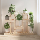Support à plantes 104,5x25x77,5 cm bois massif de pin – Couleur au choix