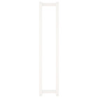 Porte-serviette blanc 23x18x110 cm bois de pin massif helloshop26 02_0005499