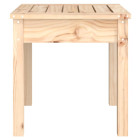 Banc de jardin d'extérieur terrasse 50 x 44 x 45 cm bois massif de pin - Couleur au choix