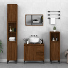 Armoire de bain 65x33x60 cm bois d'ingénierie - Couleur au choix