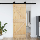 Porte 70x210 cm bois massif de pin