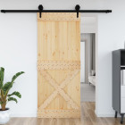 Porte narvik 95x210 cm bois massif de pin