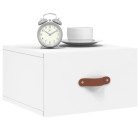 Tables de chevet murales 2 pcs blanc 35x35x20 cm