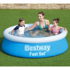 Piscine gonflable fast set ronde 183x51 cm bleu