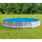 Couverture solaire de piscine bleu 448 cm polyéthylène