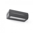 Aplique murale de jardin gris foncé dragma 1 ampoule