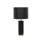 Lampe ripple, résine et nickel satiné, noir, sans abat-jour
