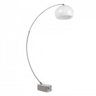 Lampadaire gris megapolis 1 ampoule 230 cm
