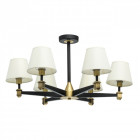 Plafonnier laiton neoclassic 6 ampoules 38 cm