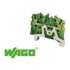 Bornes de jonction rapide wago 1.5mm² vert-jaune