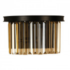 Applique murale noire loft 2 ampoules 12 cm