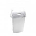 Poubelle avec couvercle basculant serie rif basic capacité 50 litres 