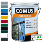 Ancorfer satin 3l noir  - peinture-laque de finition antirouille pour métaux et autres supports (bois, plâtre...) - comus