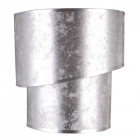 Applique murale blanche elegance 2 ampoules 23 cm