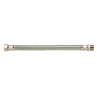 Flexible sanitaire 50cm mf 12x17 dn8 tresse/douille inox 1p
