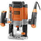 Défonceuse filaire 1200W - BLACK+DECKER - avec 13 accessoires - KW1200EKA-QS