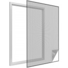 Toile moustiquaire pour fenêtre avec bande de fixation 150x180 cm
