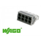 50 connecteurs wago 8 entrées (noir)