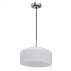 Suspension chromée megapolis 2 ampoules 118 cm
