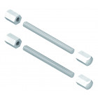 kit de fixation de 4 ecrous et 2 tiges filetees pour poignee aileron + diva CROISEE DS (LA) 6817 70 kit de fixation de 4 ecrous et 2 tiges filetees pour poignee aileron + diva CROISEE DS (LA) 6817 70