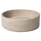 Vasque à poser ronde pierre naturelle atlas beige 42x13 cm
