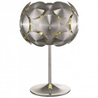 Lampe de table chrome chester 1 lumières