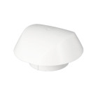 Chapeau de ventilation sans moustiquaire ø125 blanc